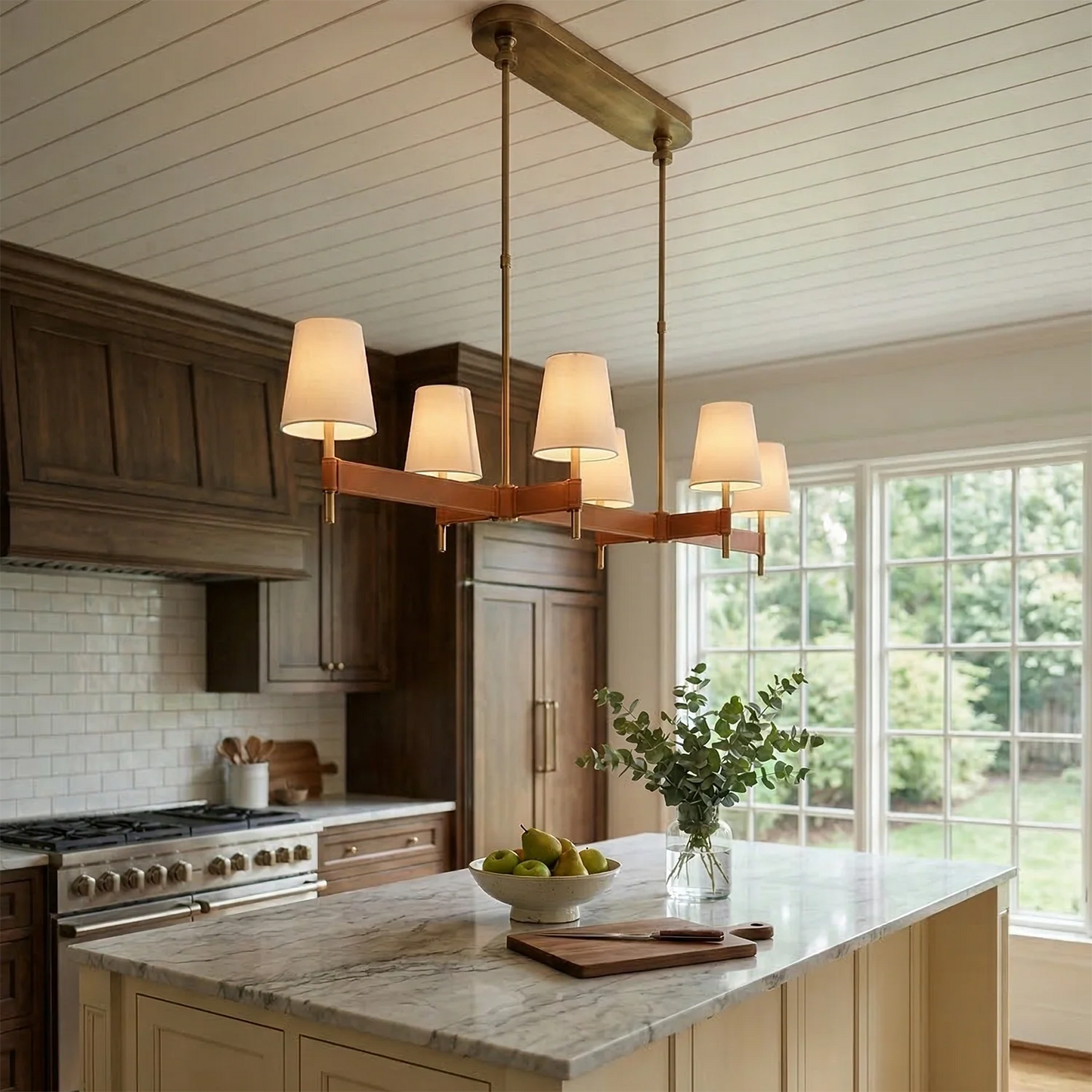 Hastings Leather Chandelier