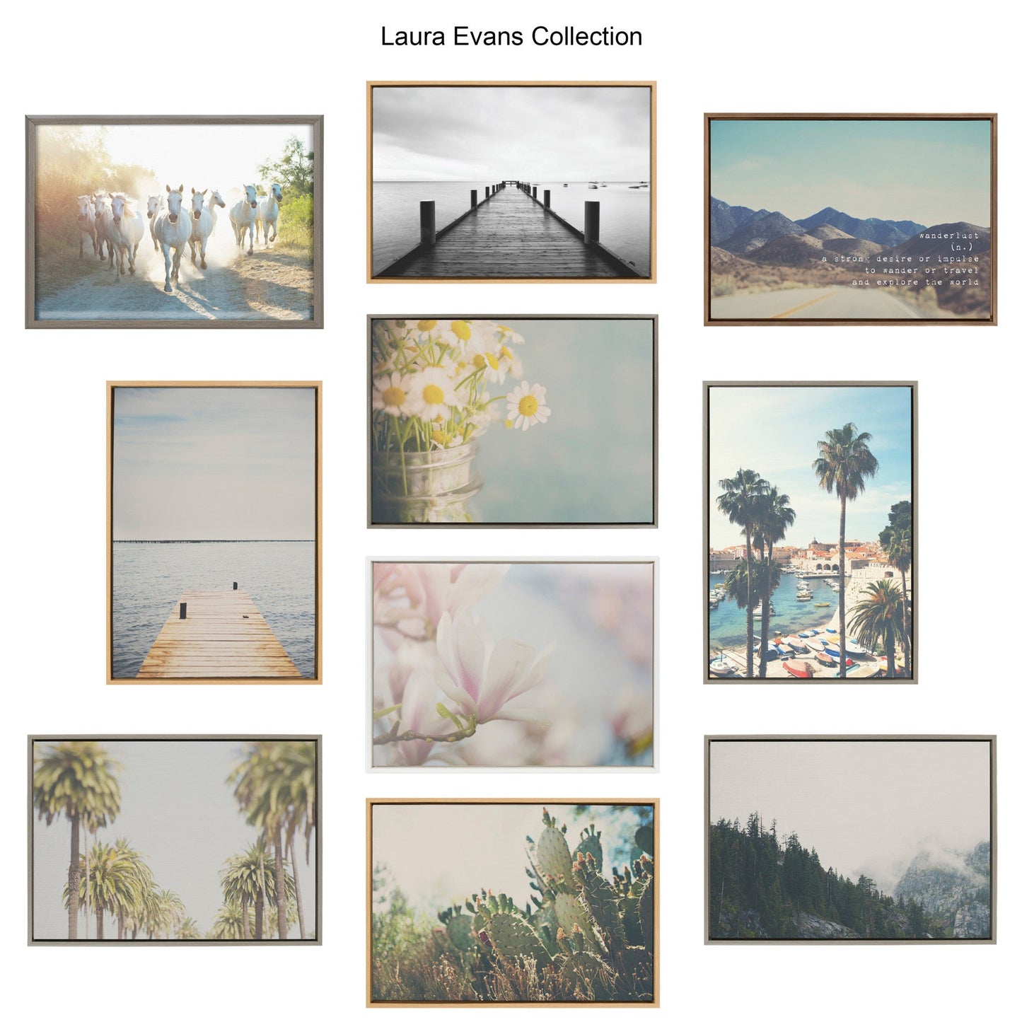 Etang de Thau Canvas Art Set by Laura Evans