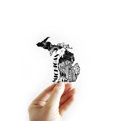 Michigan State  4" sticker