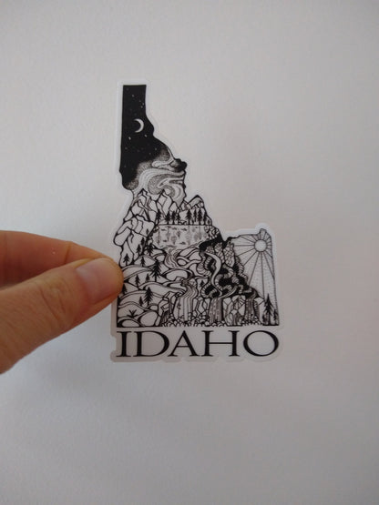 Idaho State  4" sticker