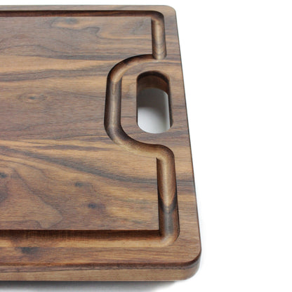 Father’s Day Butcher's Guide Custom Cutting Board, 18" x 12" Walnut Cutting Board, Juice Groove, Serving Tray, Gift for Dad, Made in the USA