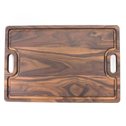 Father’s Day Butcher's Guide Custom Cutting Board, 18" x 12" Walnut Cutting Board, Juice Groove, Serving Tray, Gift for Dad, Made in the USA