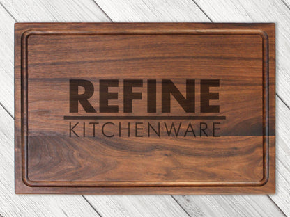 Custom Logo Cutting Board, Company Logo Cutting Board, Logo Engraved Cutting Board Made in the USA
