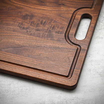 Extra Large Custom Engraved 24"x 18" Cutting Board, Laser Engraved Walnut Cutting Board, Monogrammed Cutting Board, Made in the USA