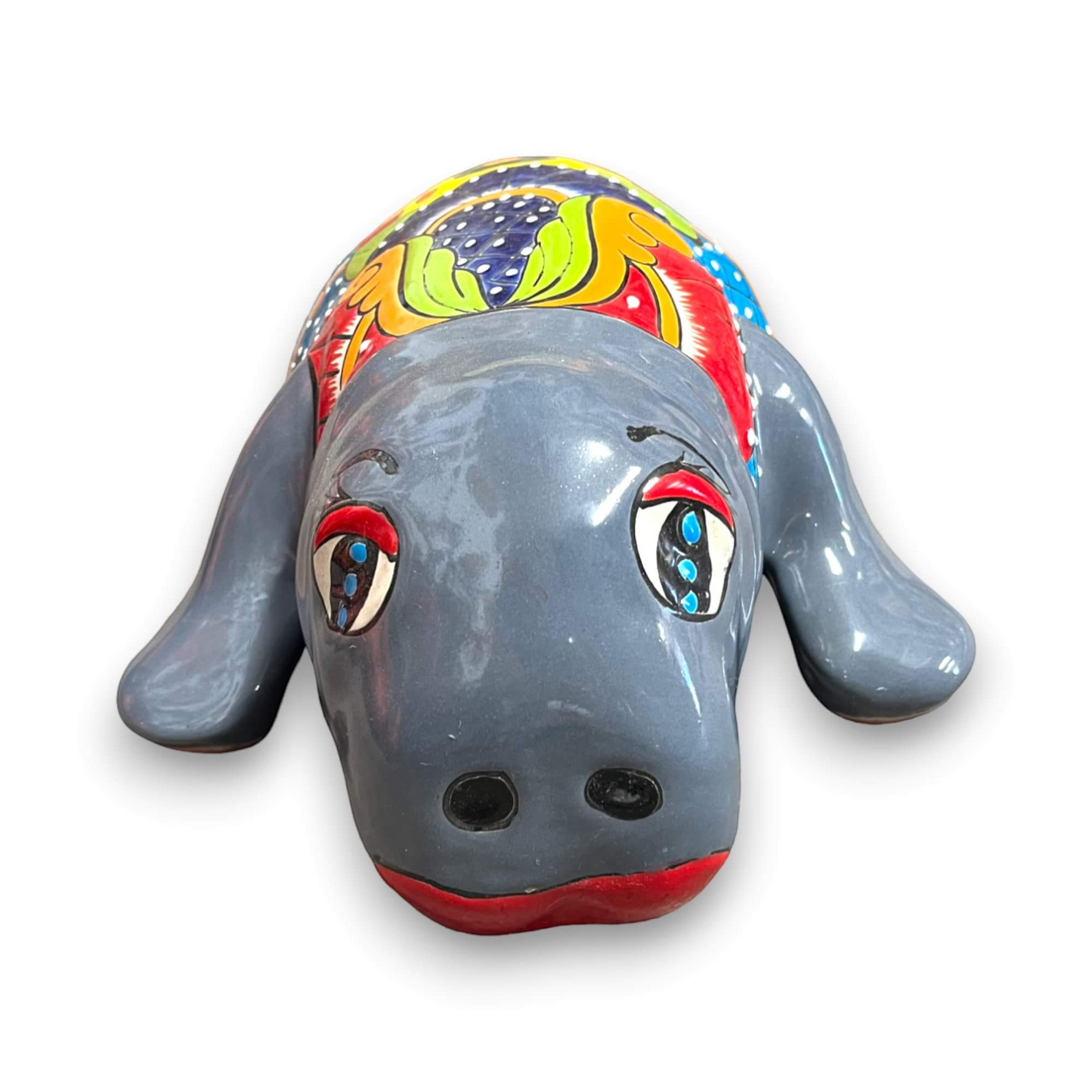 Mexican Handmade Seal Planter | Colorful Talavera Seal