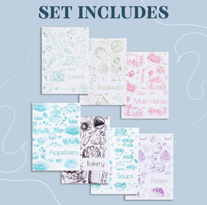 Dividers for Recipe Book
