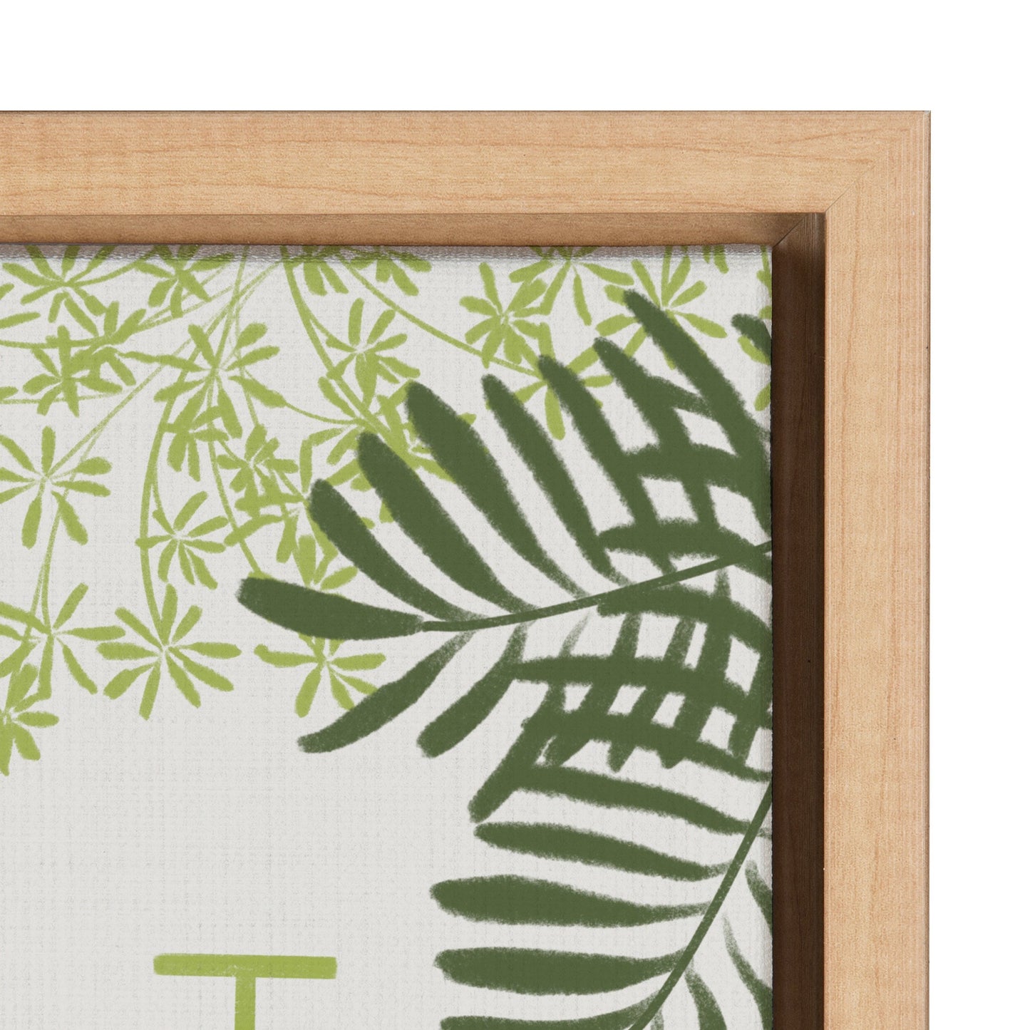 Sylvie Plant Lady Framed Canvas by Jenn Van Wyk of Jenn Pens it All