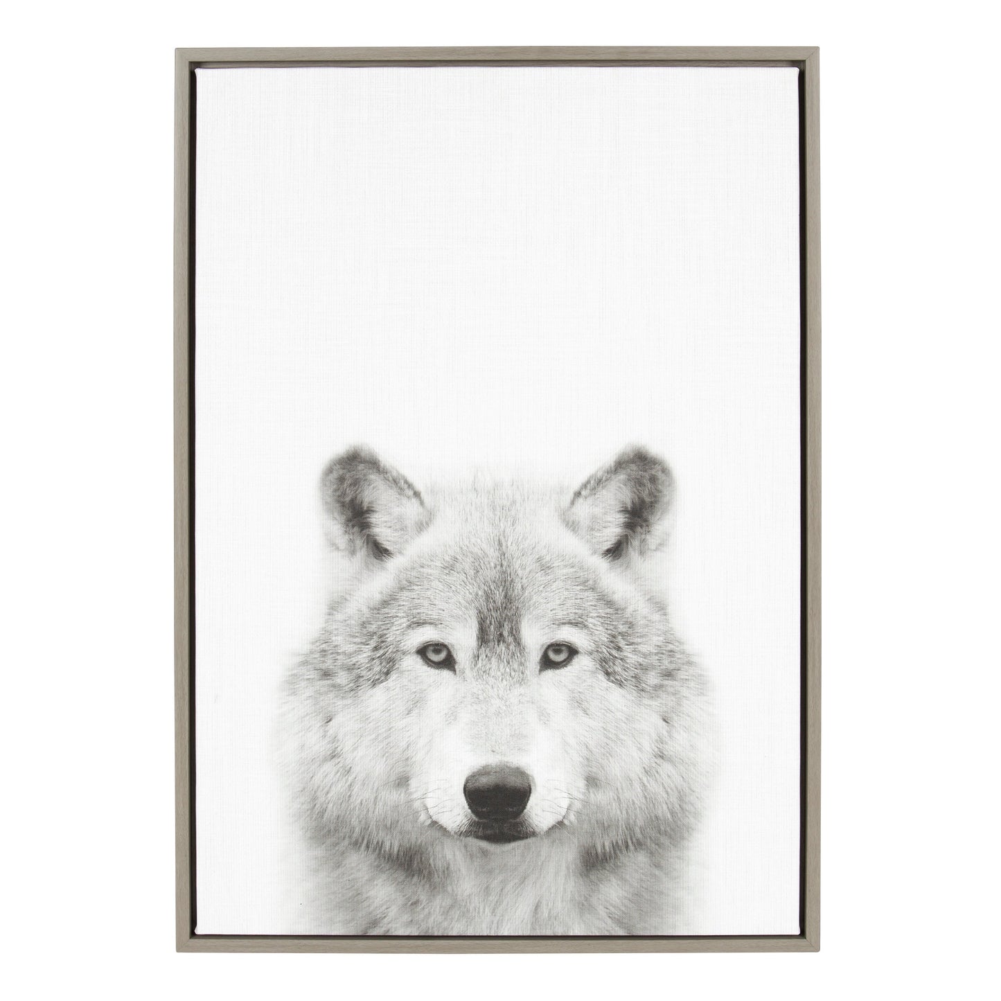 Sylvie Wolf Framed Canvas by Simon Te Tai