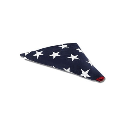 Flag case for 22 inch x 16 inch Folded Flag from a military funeral
