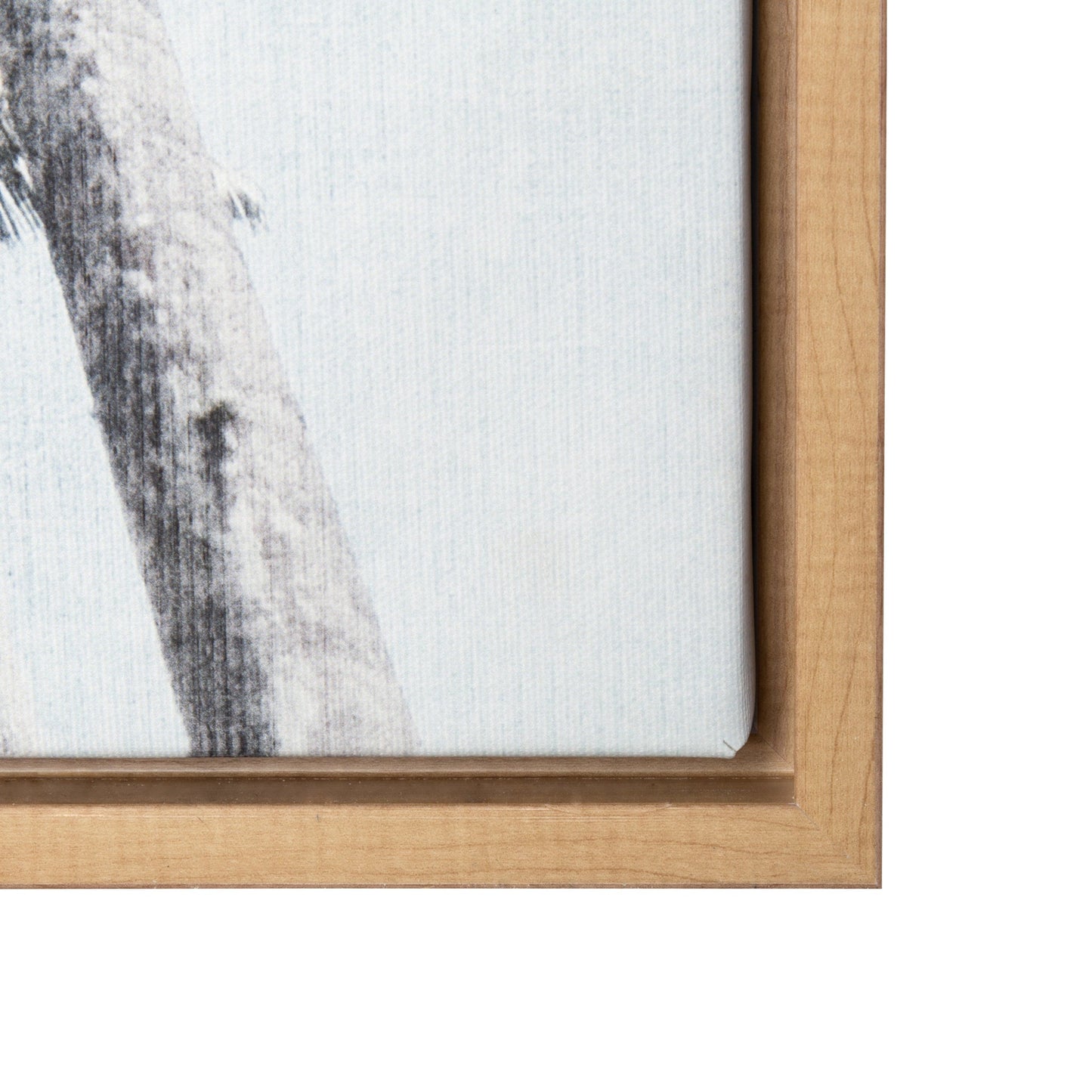 Sylvie Palm Tree Row Framed Canvas by Simon Te Tai