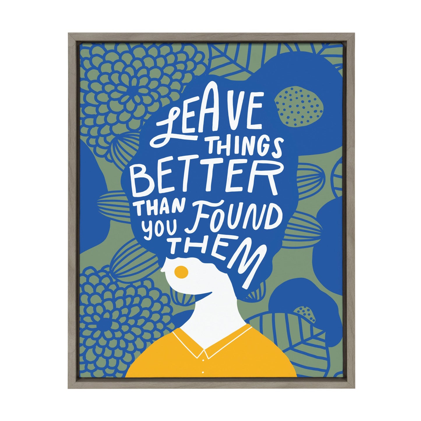 Sylvie Better Framed Canvas by Keely Reyes