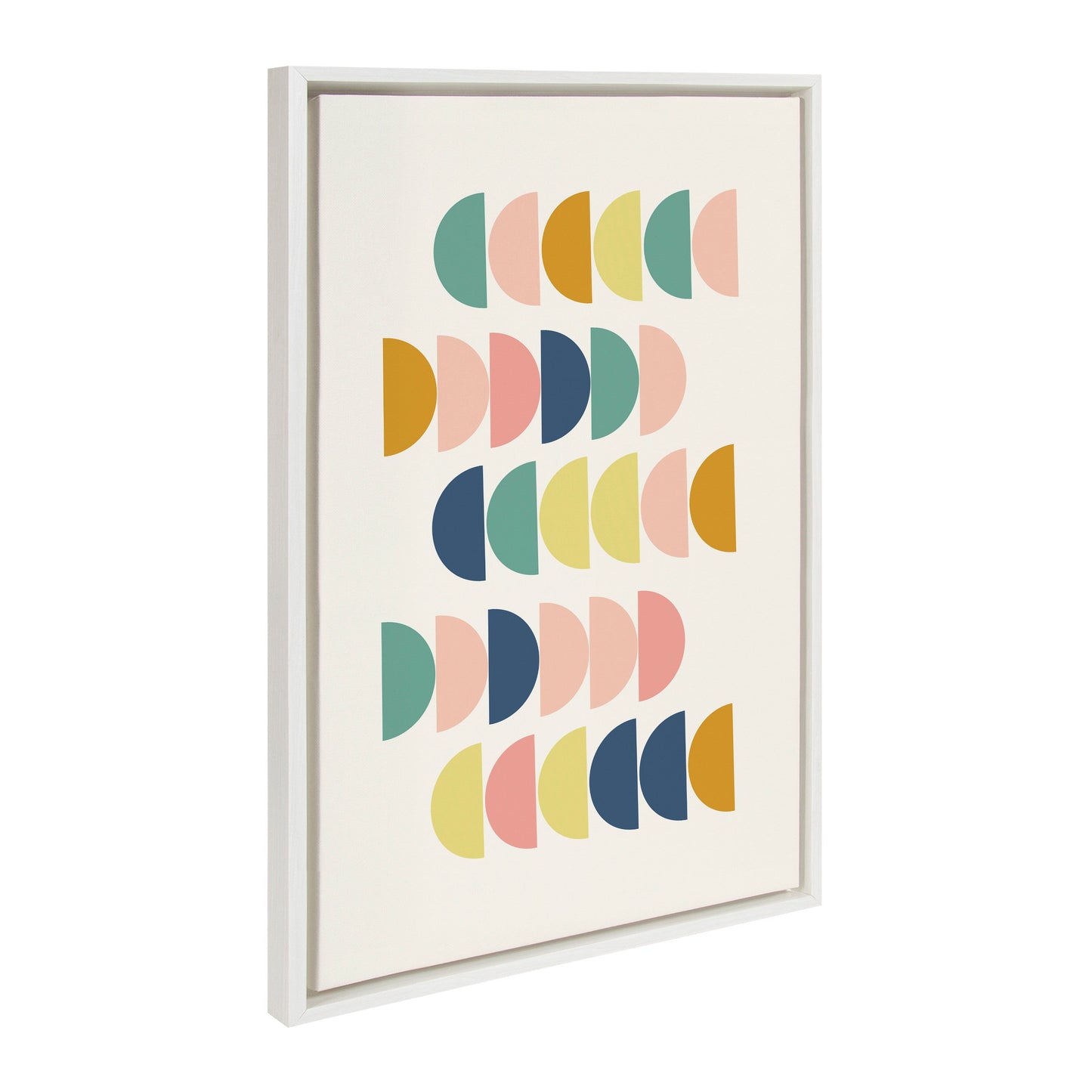 Sylvie Abstract Shapes Framed Canvas Set by Apricot and Birch