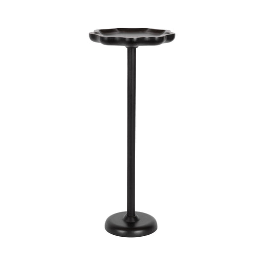Alezar Scallop Wood Drink Table