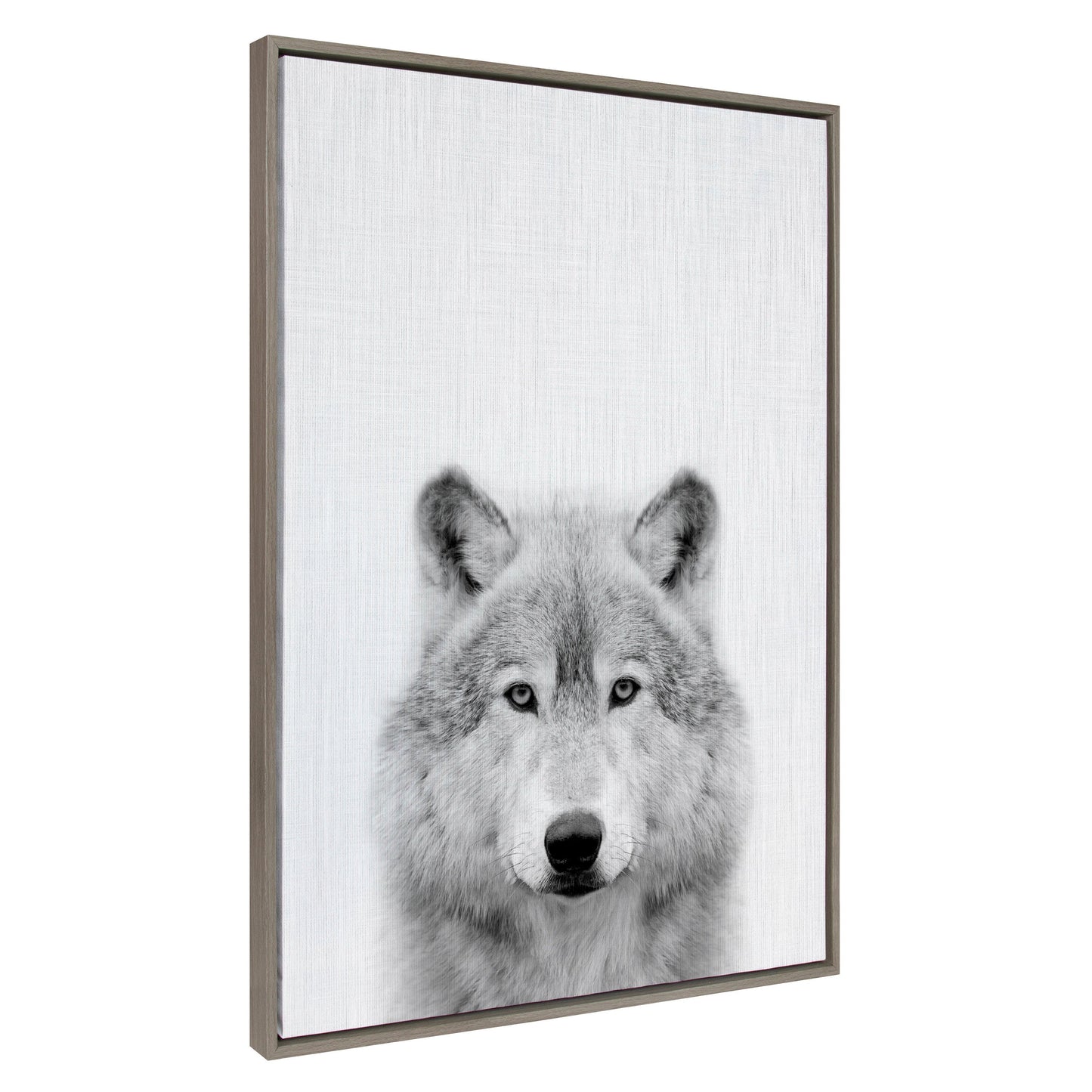 Sylvie Wolf Framed Canvas by Simon Te Tai