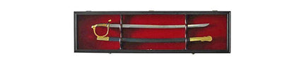 1 Sword Display Case Cabinet Stand Holder Wall Rack Shadow Box ,Lockable w/ 98% UV Protection