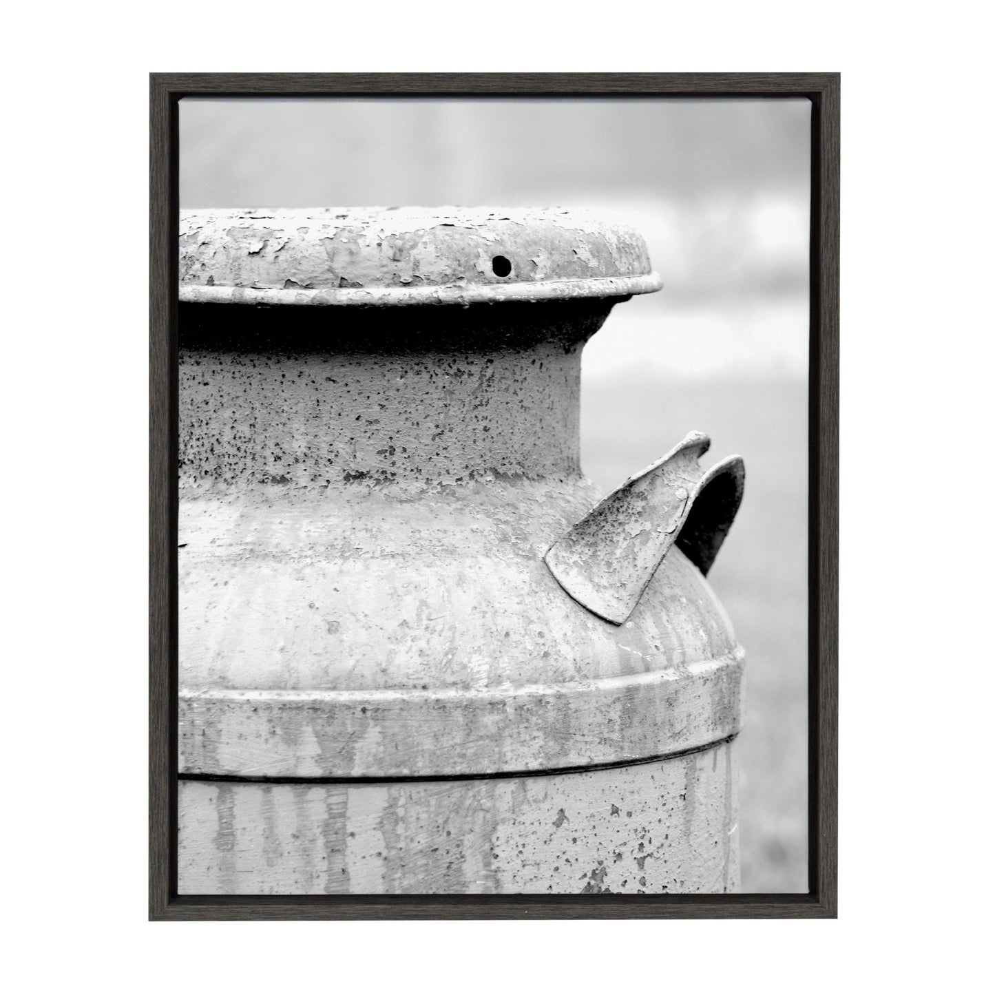 Sylvie Milk Can Framed Canvas by Jami Skarda