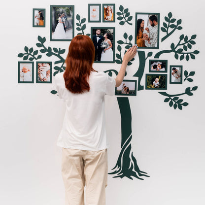 Wooden Led Family Tree - Starlight