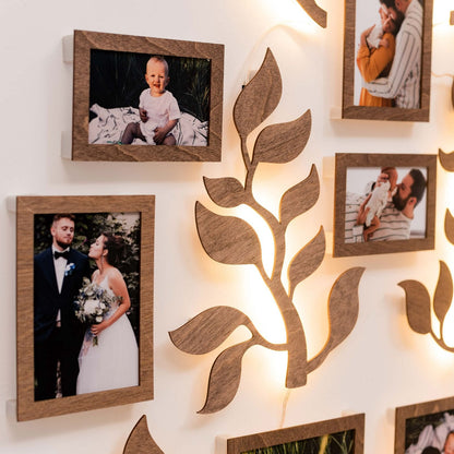 Wooden Led Family Tree - Nova