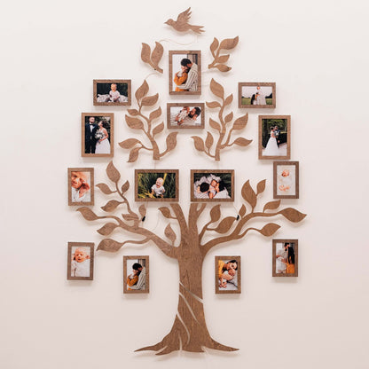 Wooden Led Family Tree - Nova