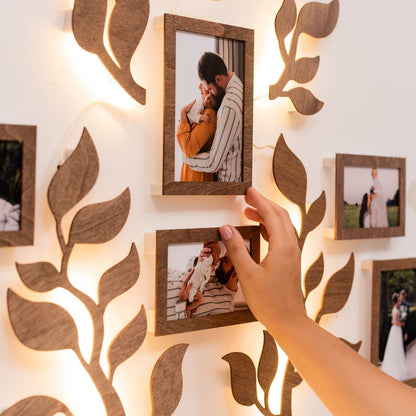 Wooden Led Family Tree - Nova