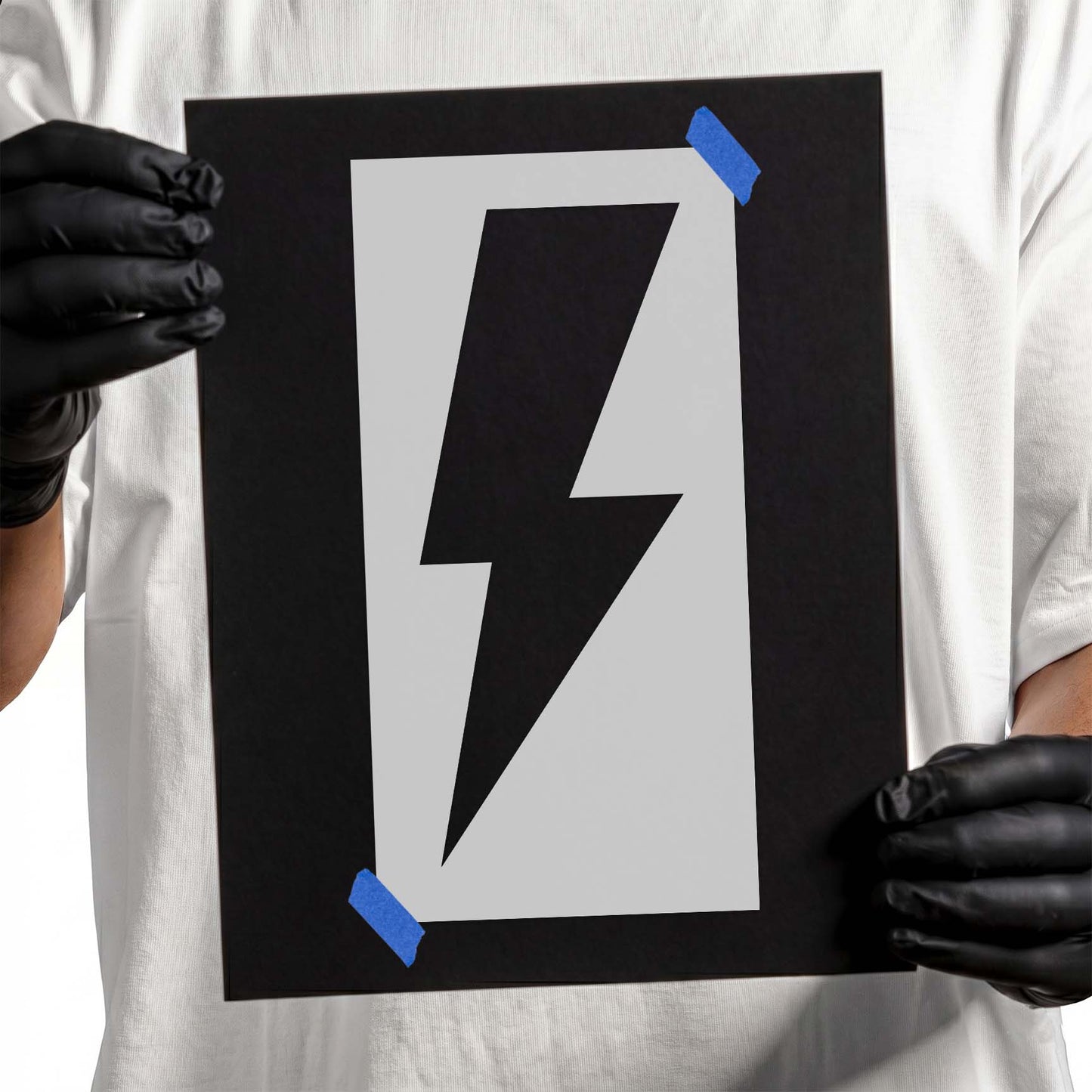 Lightning Bolt Stencil