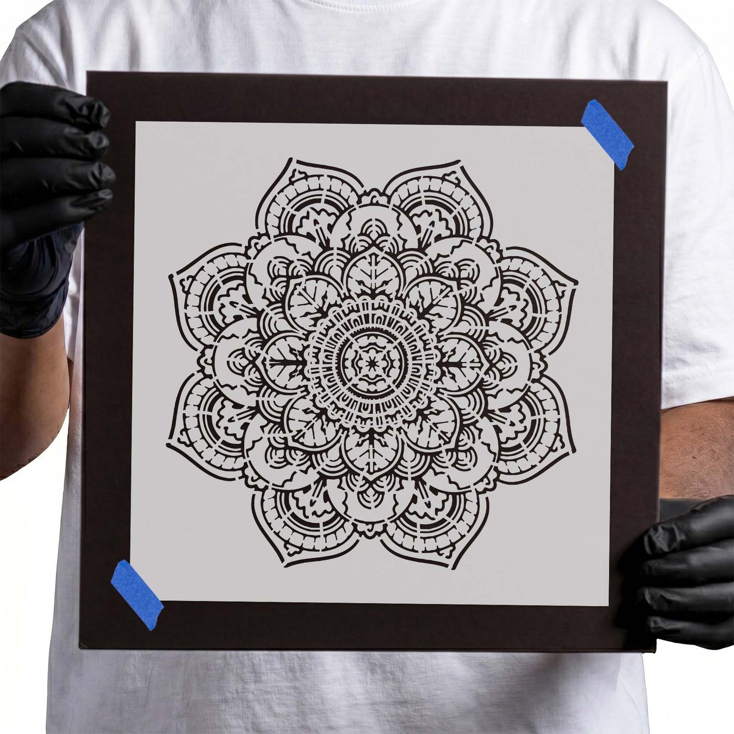 Mandala Flower Stencil