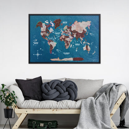 Map on Board LED 2.0 Cappuccino