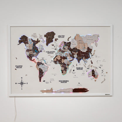 Map on Board LED 2.0 Cappuccino