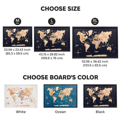 Map on Board LED 2.0 Gold