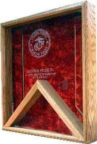 Retirement Flag Case Marine Corp.