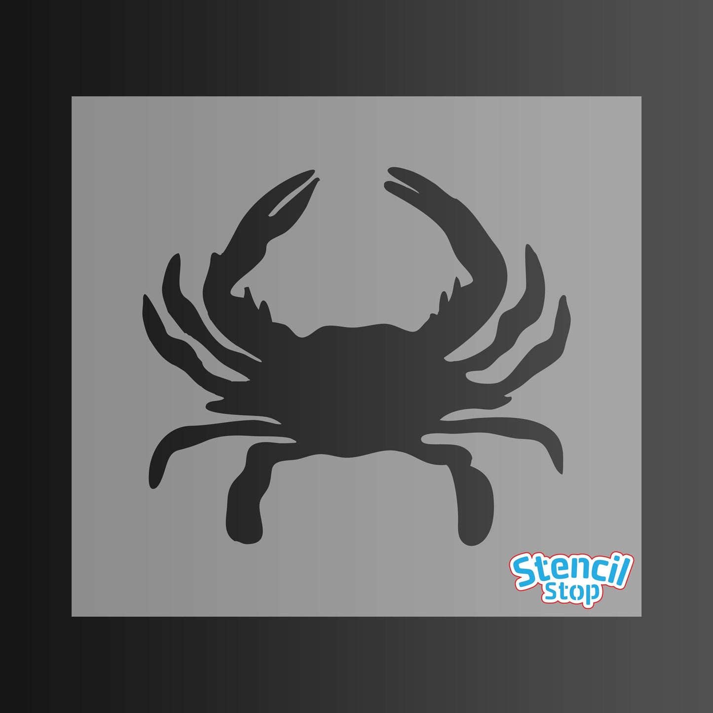 Maryland / Baltimore Crab Logo Stencil