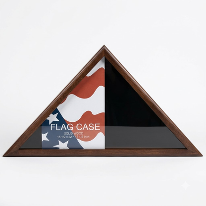 Memorial Flag Case - Flag Display Case for Flag 5x9.5'