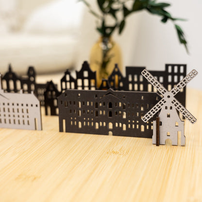Wooden Travel Decor Memory City – Amsterdam