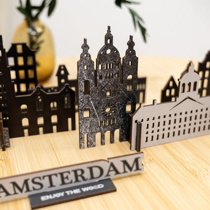 Wooden Travel Decor Memory City – Amsterdam