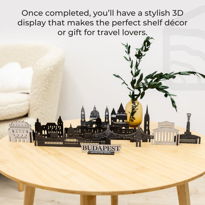 Wooden Travel Decor Memory City – Budapest