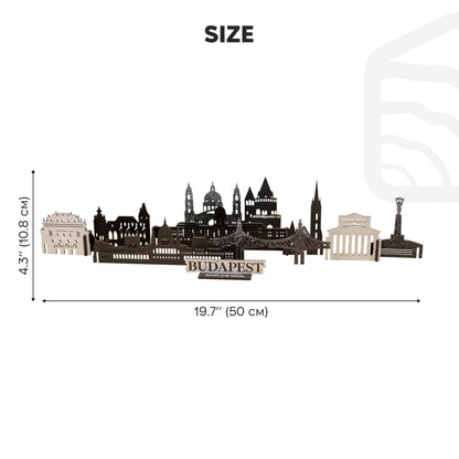 Wooden Travel Decor Memory City – Budapest