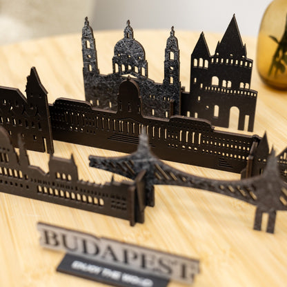 Wooden Travel Decor Memory City – Budapest