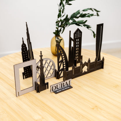Wooden Travel Decor Memory City – Dubai