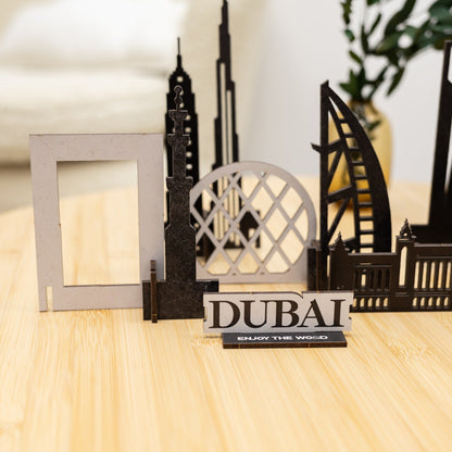 Wooden Travel Decor Memory City – Dubai