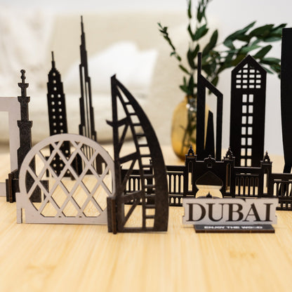 Wooden Travel Decor Memory City – Dubai
