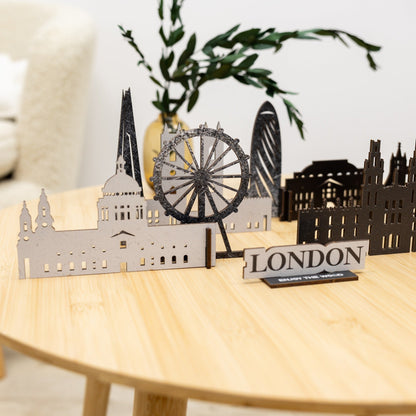 Wooden Travel Decor Memory City – London