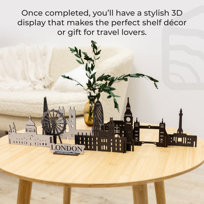 Wooden Travel Decor Memory City – London