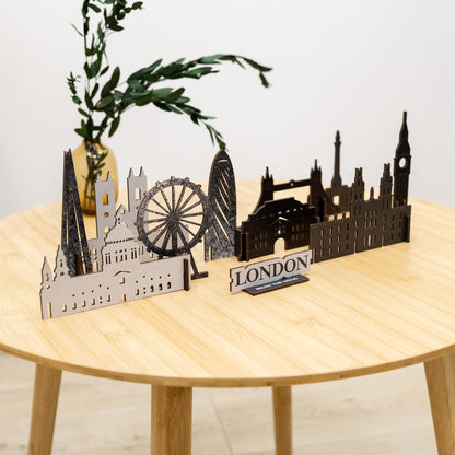 Wooden Travel Decor Memory City – London