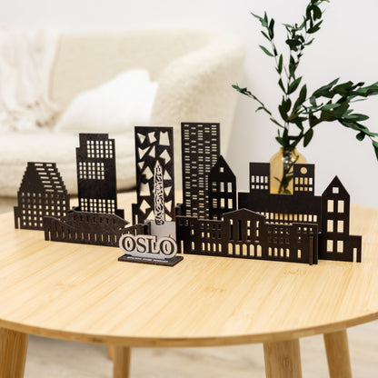 Wooden Travel Decor Memory City – Oslo