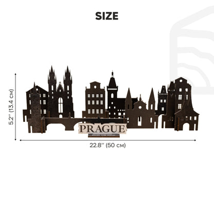 Wooden Travel Decor Memory City – Prague