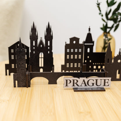 Wooden Travel Decor Memory City – Prague