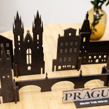 Wooden Travel Decor Memory City – Prague