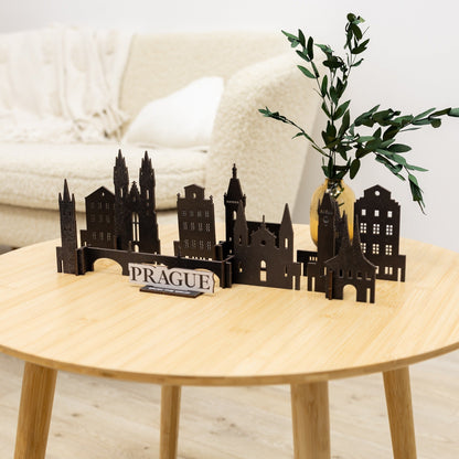 Wooden Travel Decor Memory City – Prague