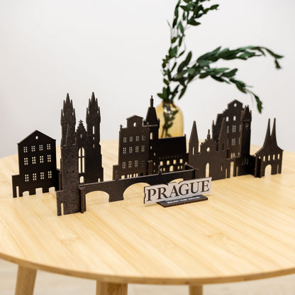 Wooden Travel Decor Memory City – Prague
