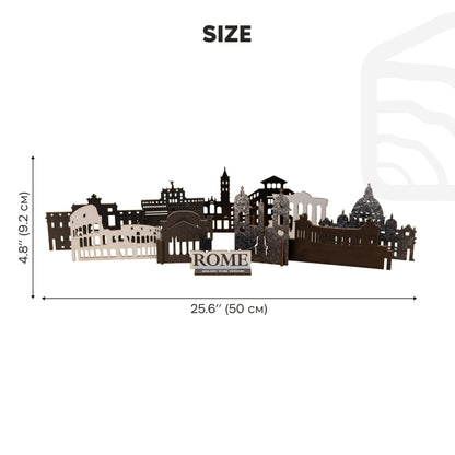 Wooden Travel Decor Memory City – Rome